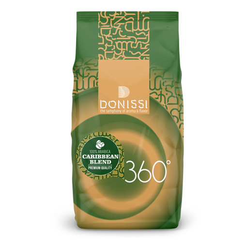 دانه قهوه 100% عربیکا، ترکیبی کارابین